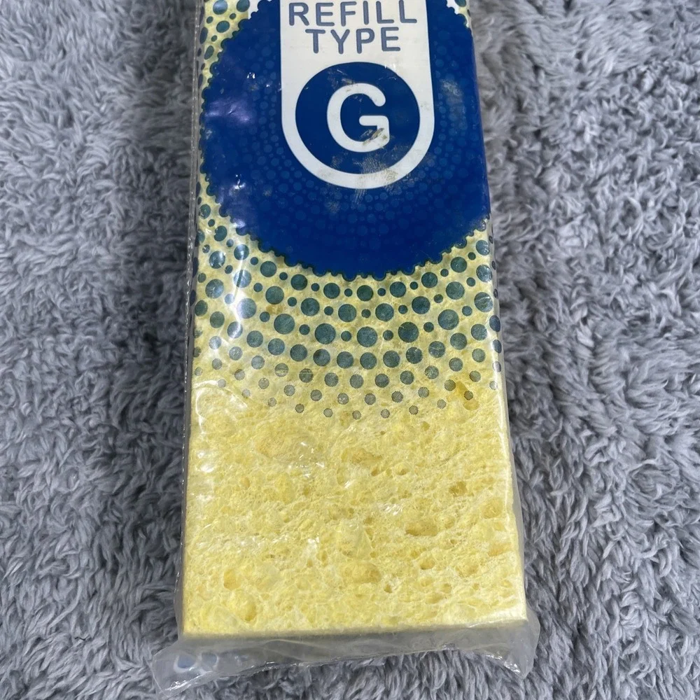 Cellulose Sponge Mop Refill Type G Yellow Long Lasting Sponge Head Made In USA